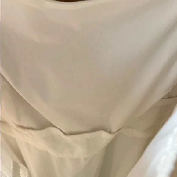 Torrid 4X New w Tag White Midi Poplin Shirred Bodice Fit N' Flare Dress - Picture 10 of 12